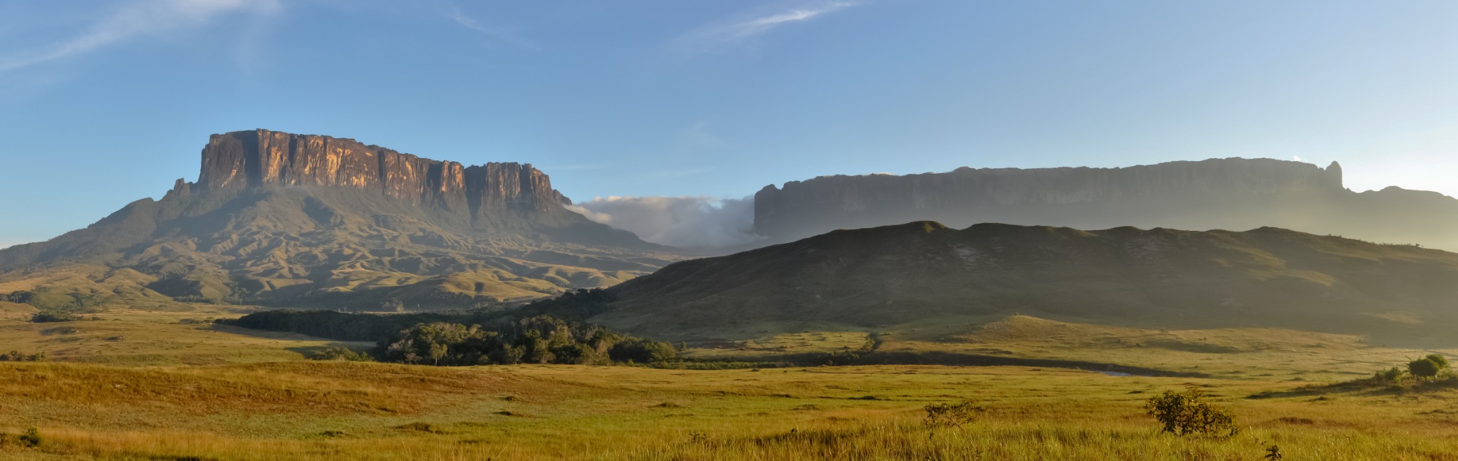 Paisaje de tepuyes en Venezuela